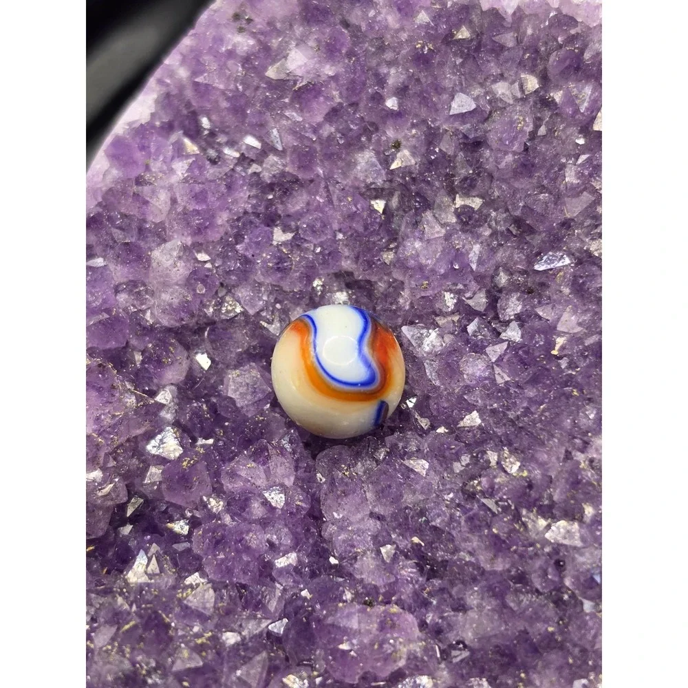 Akro Agate Blue Oxblood,